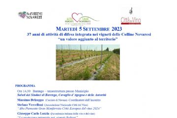 37 anni di attivit&#224; di difesa integrata nei vigneti delle Colline Novaresi “un valore aggiunto al territorio”