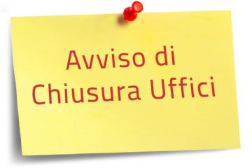 Chiusura Ufficio Tecnico 02/01/2025